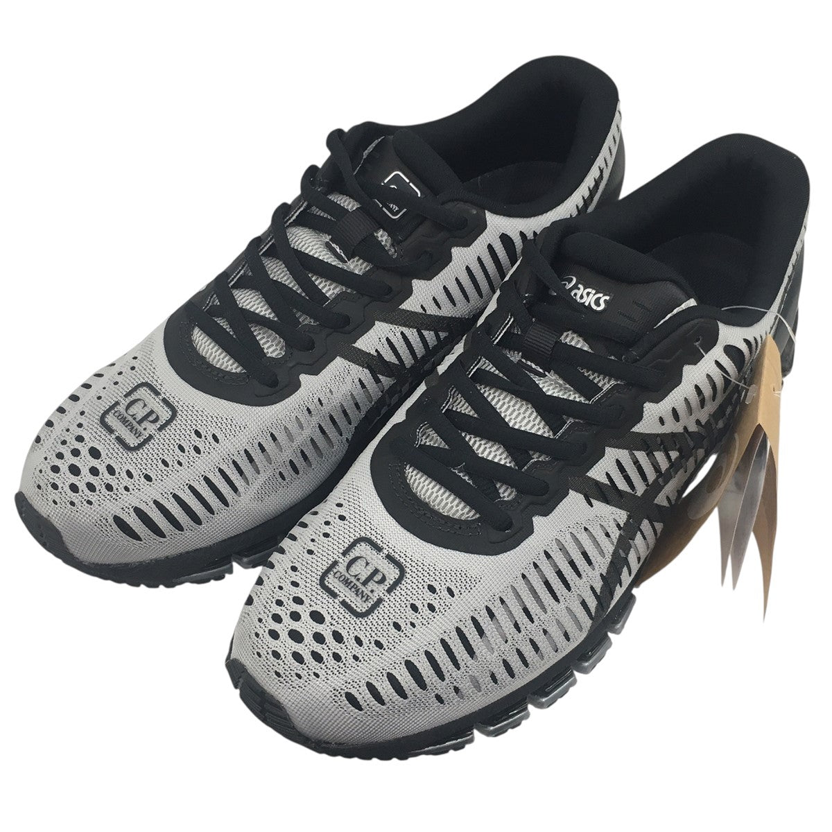 C．P COMPANY×asics C．P． Company × Asics Gel-Quantum 360 1 Pure Silver／Caviarアシックス ゲルクォンタム360 1 スニーカー シューズ 靴 古着・中古-3枚目のアイテム画像