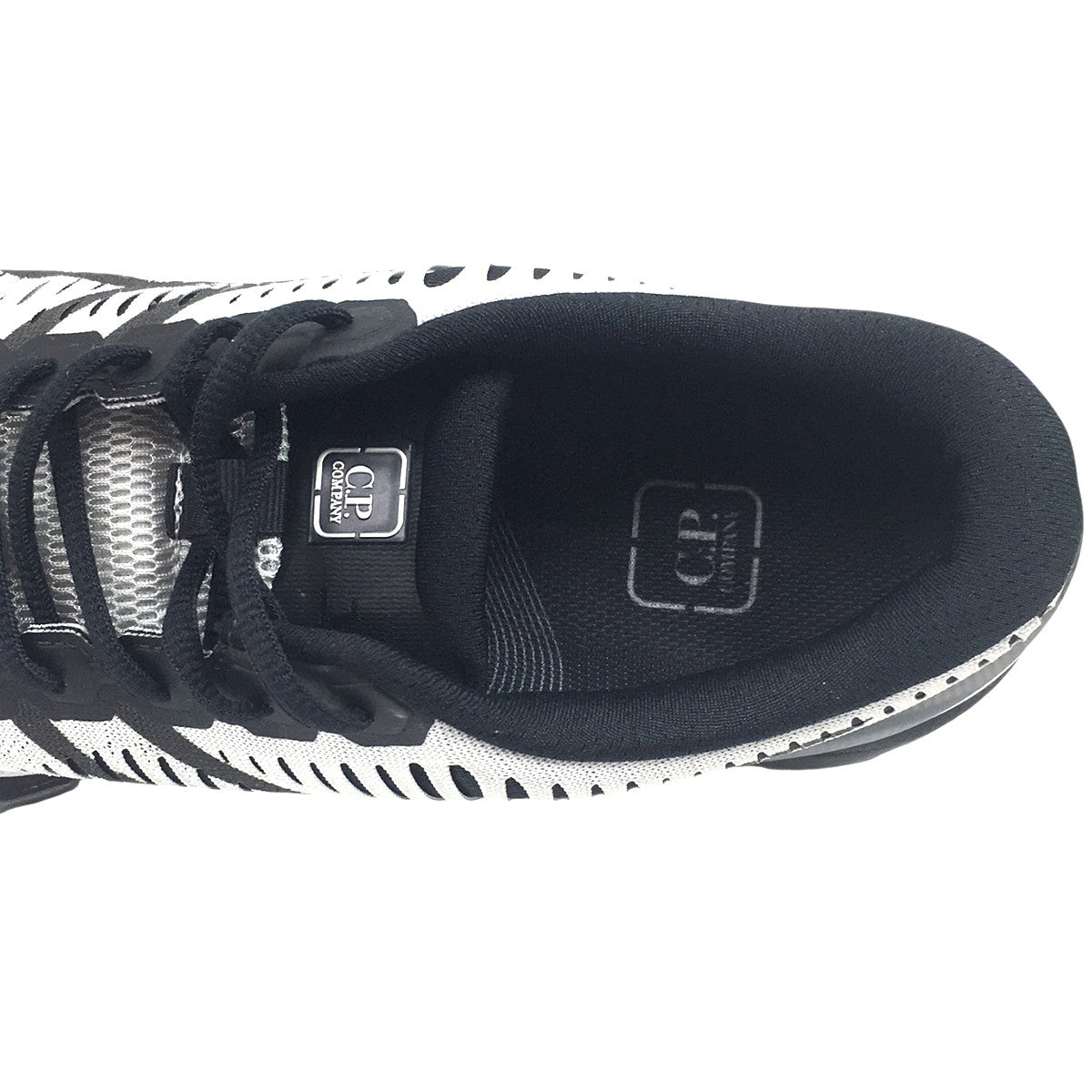 C．P COMPANY×asics C．P． Company × Asics Gel-Quantum 360 1 Pure Silver／Caviarアシックス ゲルクォンタム360 1 スニーカー シューズ 靴 古着・中古-6枚目のアイテム画像