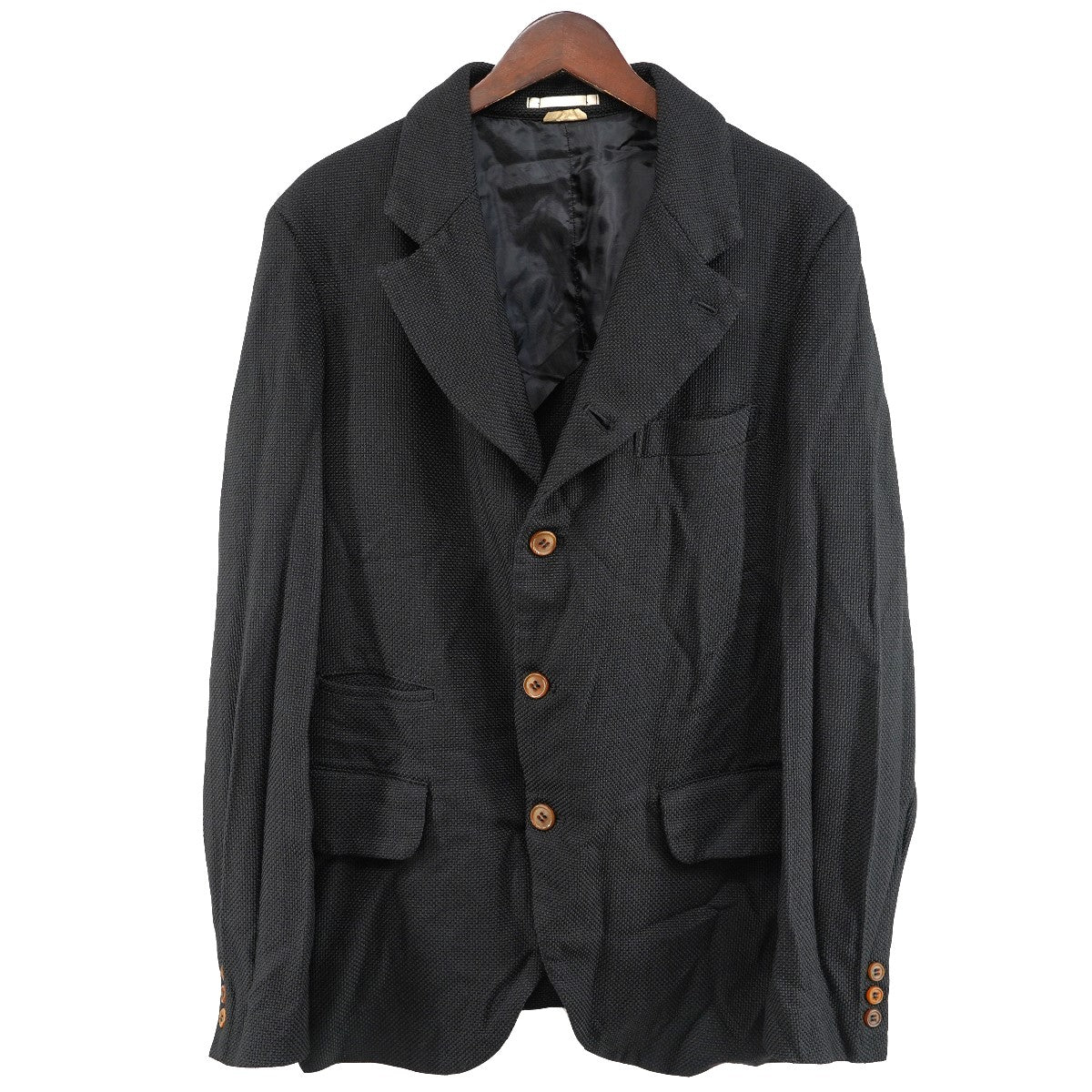 COMME des GARCONS HOMME PLUS 26SS 縮絨加工 ポリ縮 テーラードジャケット 古着・中古-1枚目のアイテム画像