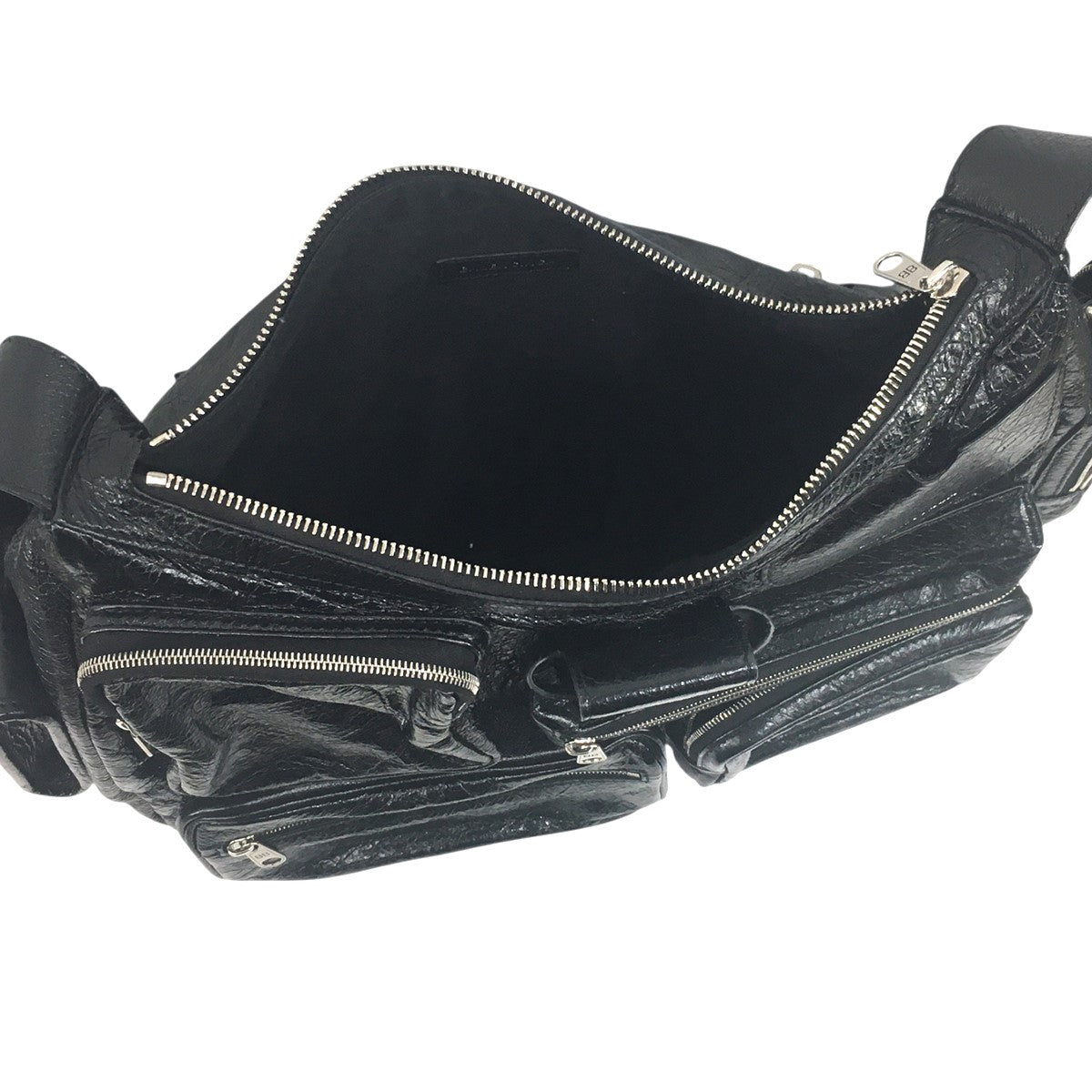BALENCIAGA Superbusy メッセンジャーバッグ スーパービジー ロゴ ショルダー バッグアリーナラムスキン アンティーク調シルバーハードウェア 古着・中古-7枚目のアイテム画像