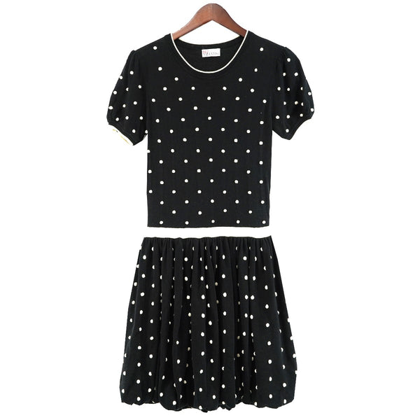 RED VALENTINO(レッド・ヴァレンティノ) Polka Dot Intarsia Knit