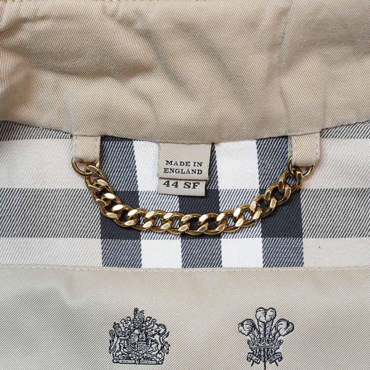 BURBERRY Kensington ケンジントン ミディアム丈 裏地 トレンチコート 古着・中古-6枚目のアイテム画像