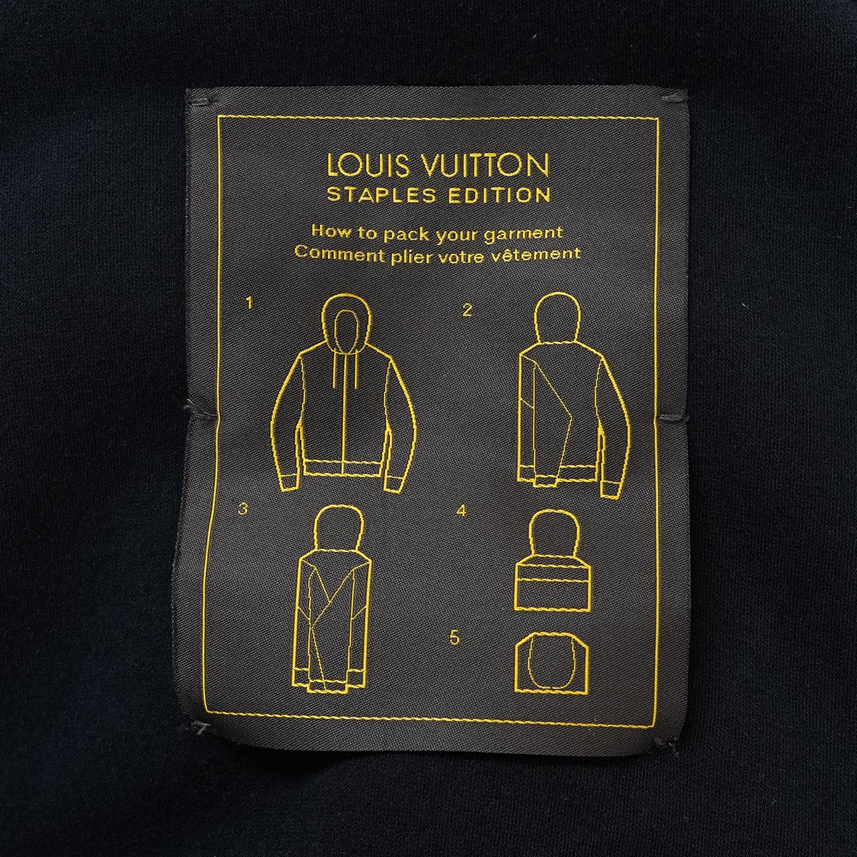 LOUIS VUITTON 21SS ヴァージル期 Double Face Travel Hoodieダブルフェイス トラベル パッチ フーディ パーカー 古着・中古-5枚目のアイテム画像