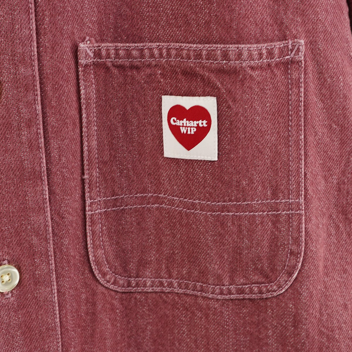CARHARTT WIP 26SS L／S Ethan Shirt - Foxglove enzyme bleach washL／S Ethan Shirt ロングスリーブイーサンシャツ 古着・中古-2枚目のアイテム画像