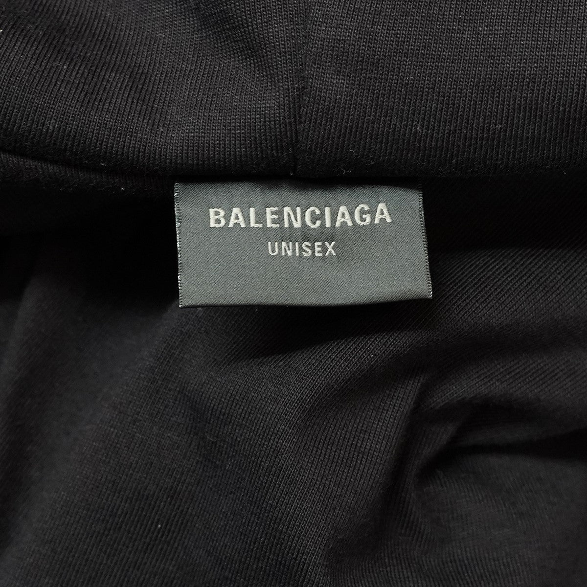 BALENCIAGA 21AW Metal BB Stencil Back Logo Hooded Zip Bomber Jacketヴィンテージ加工 メタル BBロゴ オーバーサイズ パデッド ボンバー ジャケット 古着・中古-8枚目のアイテム画像