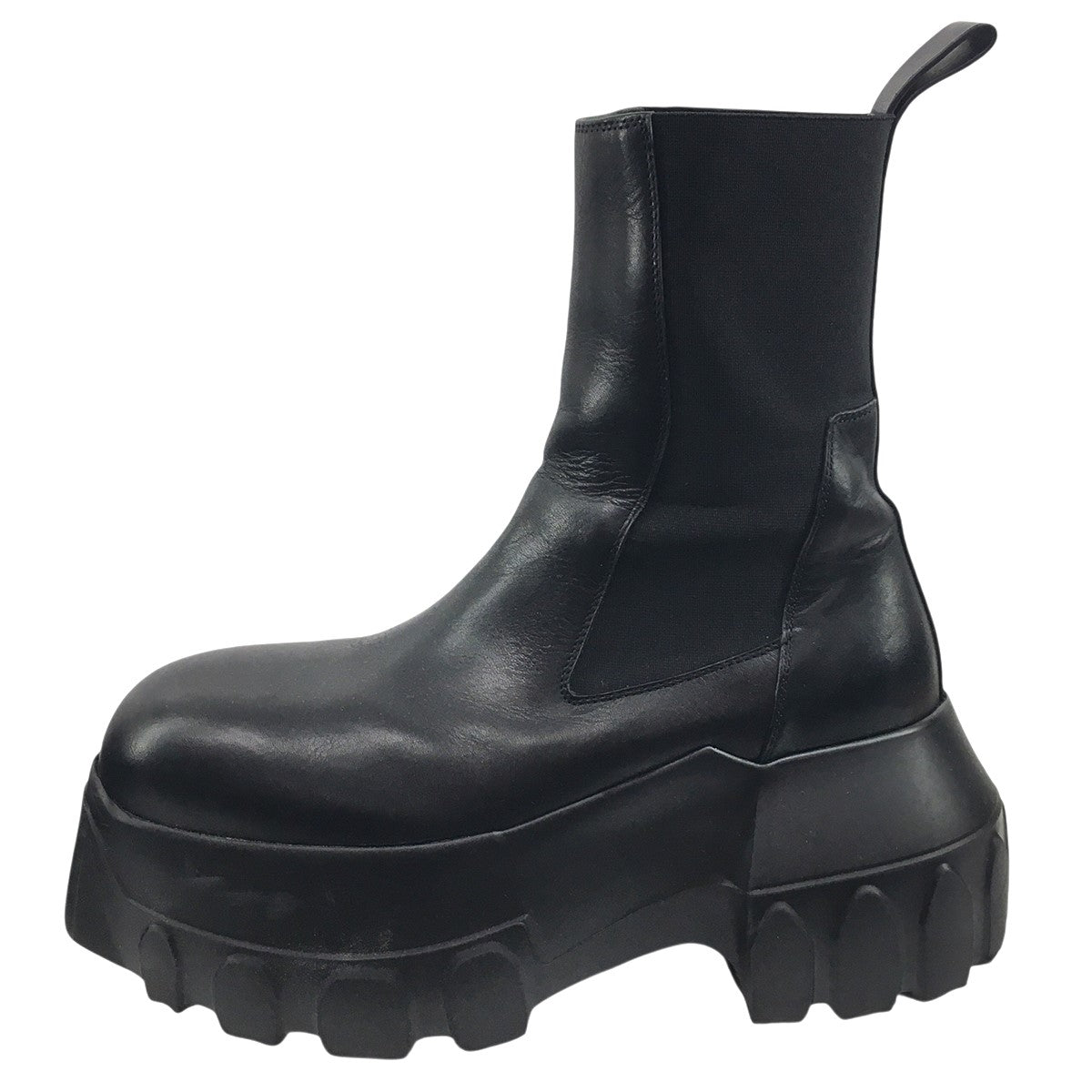 RICK OWENS 24AW BEATLE MEGA TRACTORビートル メガ トラクター 厚底 レザー ブーツ シューズ 靴 古着・中古-4枚目のアイテム画像