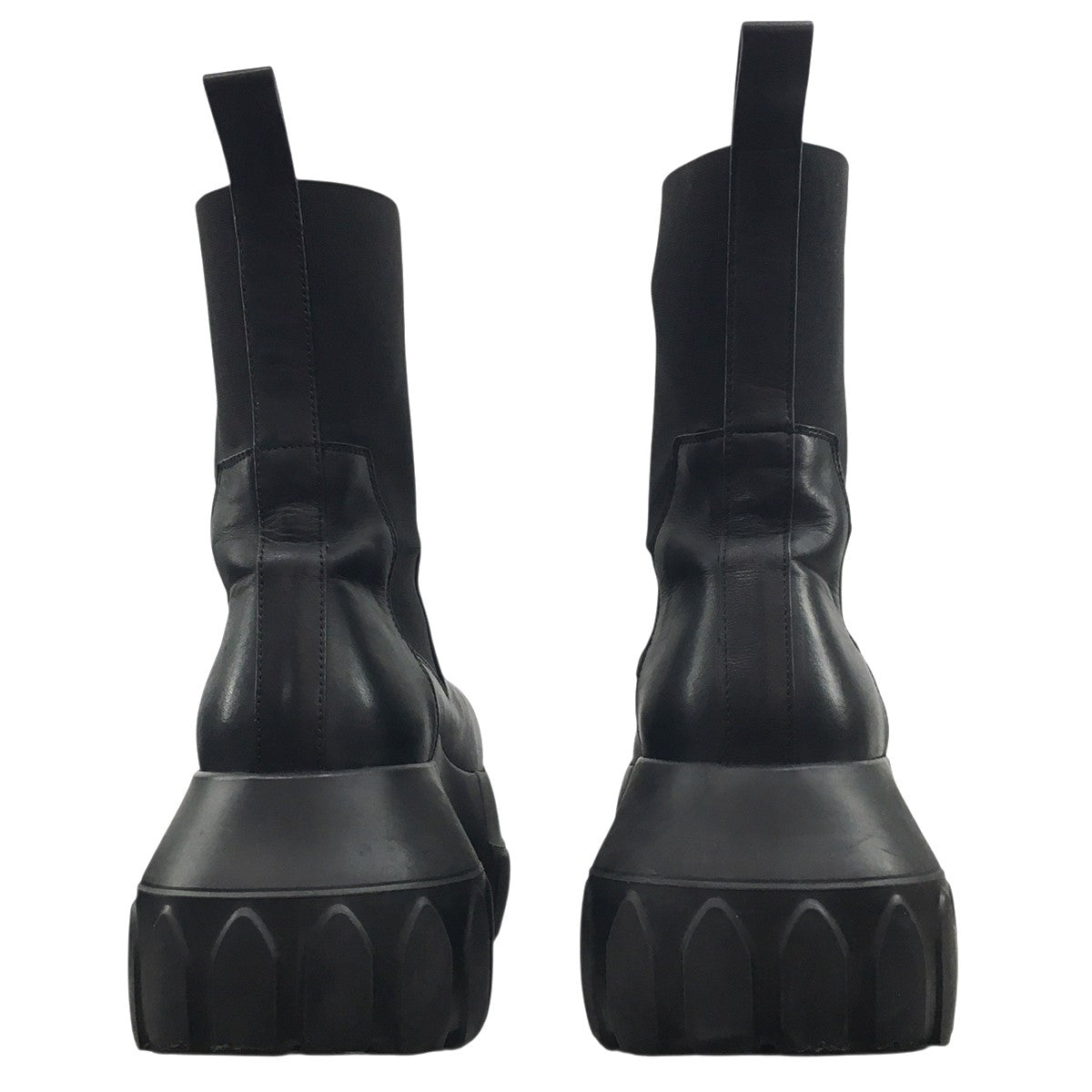 RICK OWENS 24AW BEATLE MEGA TRACTORビートル メガ トラクター 厚底 レザー ブーツ シューズ 靴 古着・中古-5枚目のアイテム画像