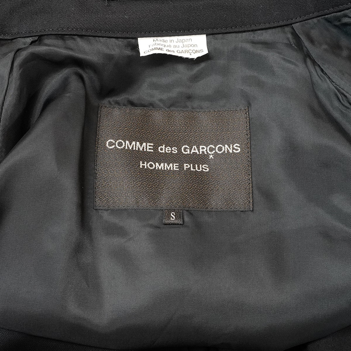 COMME des GARCONS HOMME PLUS 23SS ワイヤー サイドスリット ウール トレンチコート 古着・中古-7枚目のアイテム画像