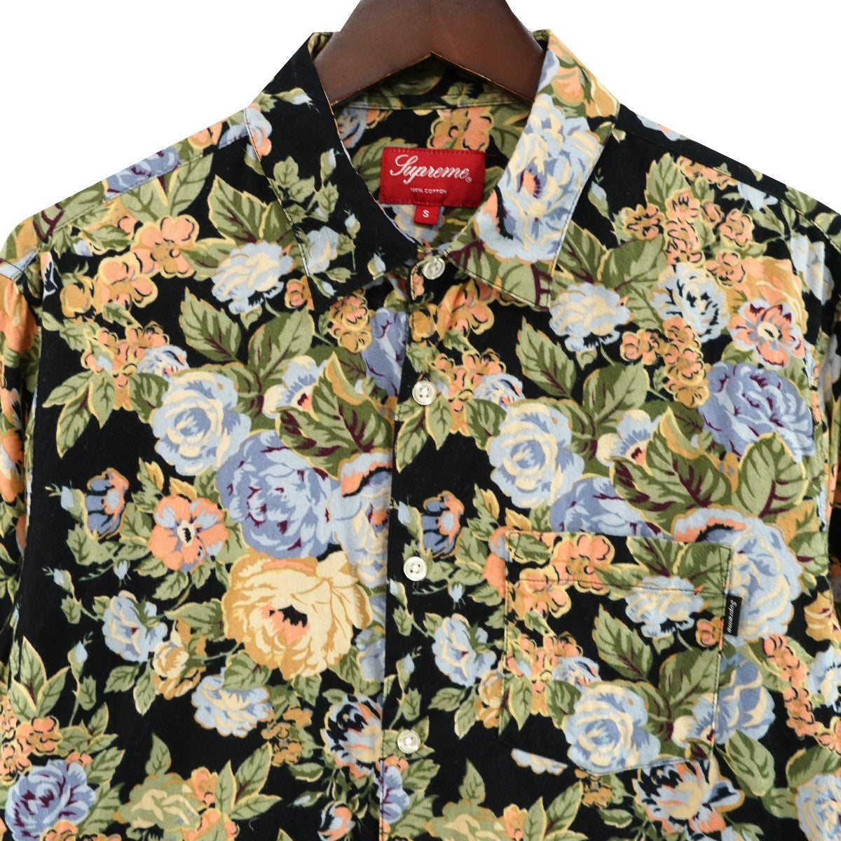 Supreme 14SS Flowers Shirt フラワー ライトウェイト フランネル シャツ ネルシャツ 古着・中古-2枚目のアイテム画像