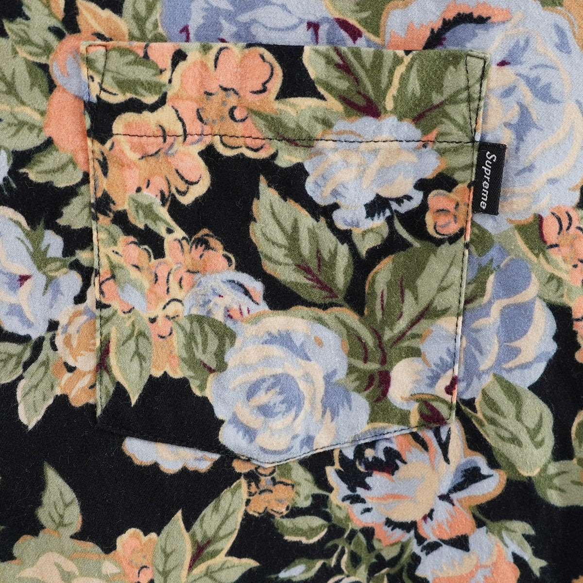 Supreme 14SS Flowers Shirt フラワー ライトウェイト フランネル シャツ ネルシャツ 古着・中古-3枚目のアイテム画像