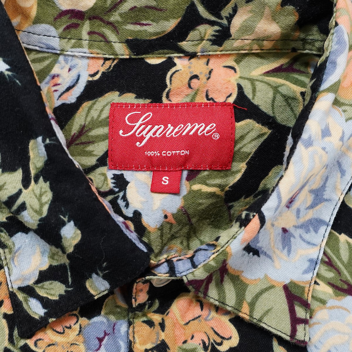 Supreme 14SS Flowers Shirt フラワー ライトウェイト フランネル シャツ ネルシャツ 古着・中古-5枚目のアイテム画像