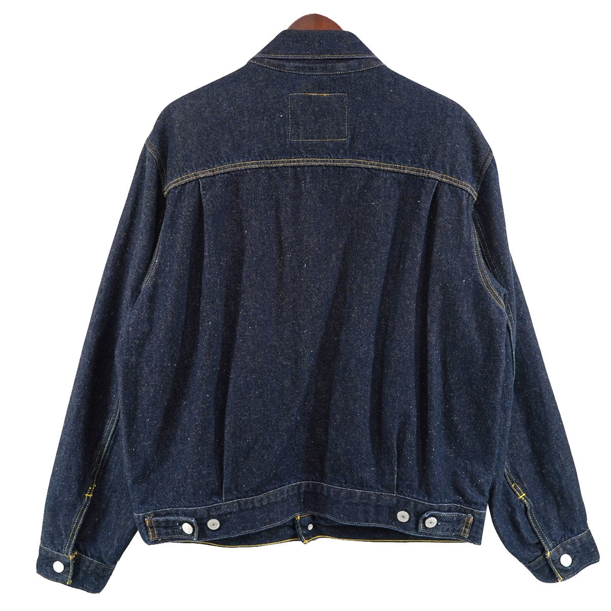BIOTOP×LEVI’S 24SS BIOTOP ／ 別注 TYPE 2 TRUCKER ME AGAIN2nd タイプ ネップ加工 ビッグE トラッカー デニムジャケット 古着・中古-2枚目のアイテム画像