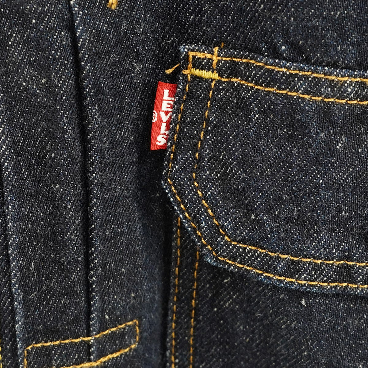 BIOTOP×LEVI’S 24SS BIOTOP ／ 別注 TYPE 2 TRUCKER ME AGAIN2nd タイプ ネップ加工 ビッグE トラッカー デニムジャケット 古着・中古-4枚目のアイテム画像