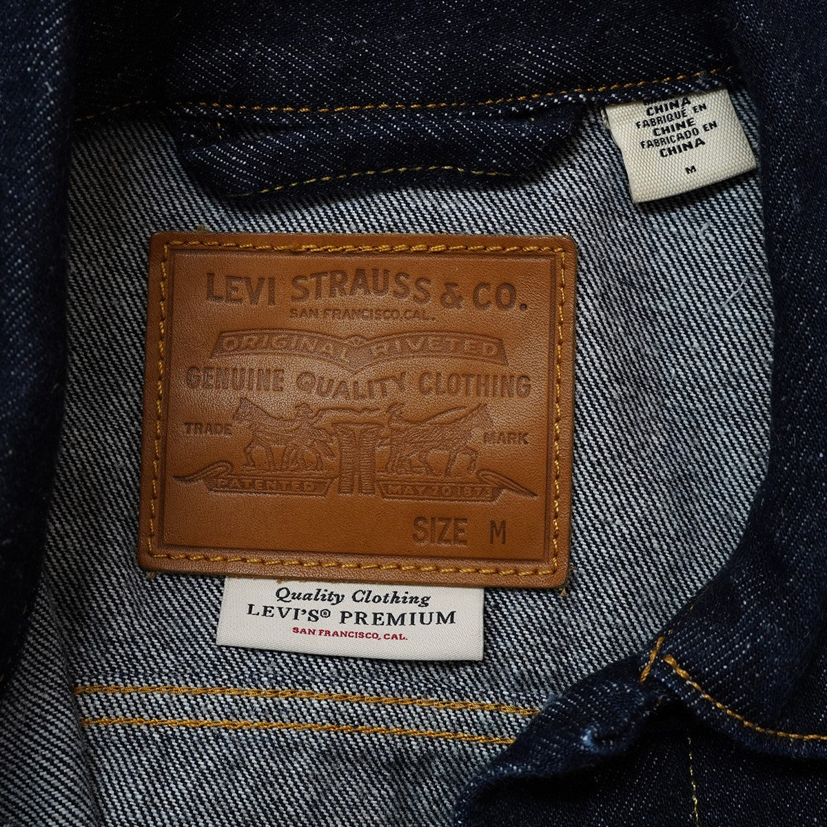 BIOTOP×LEVI’S 24SS BIOTOP ／ 別注 TYPE 2 TRUCKER ME AGAIN2nd タイプ ネップ加工 ビッグE トラッカー デニムジャケット 古着・中古-5枚目のアイテム画像