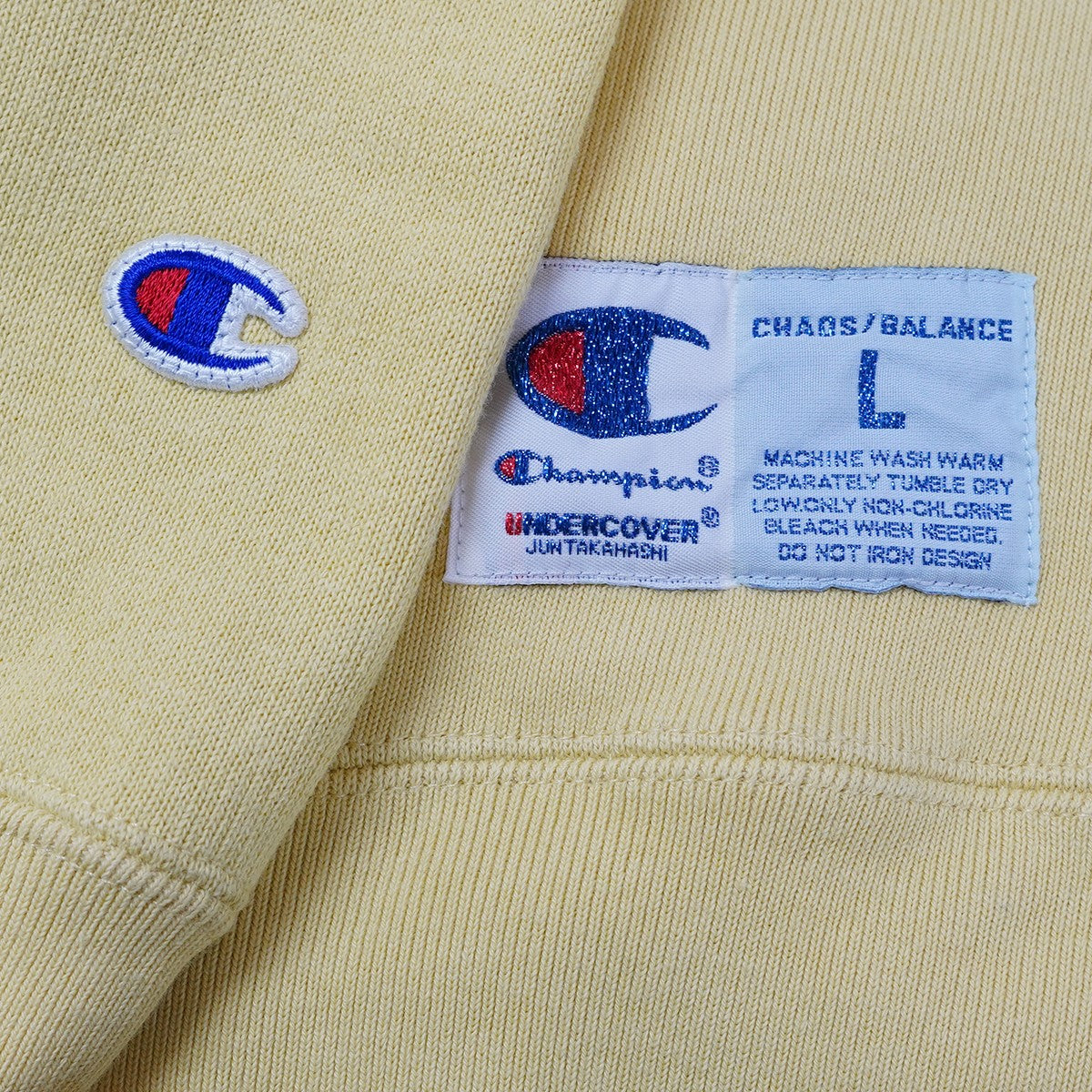 25AW but beautiful 4 REVERSE WEAVE(R) アシンメトリー立体ビーズ リバースウィーブ クルーネック スウェットシャツ トレーナー