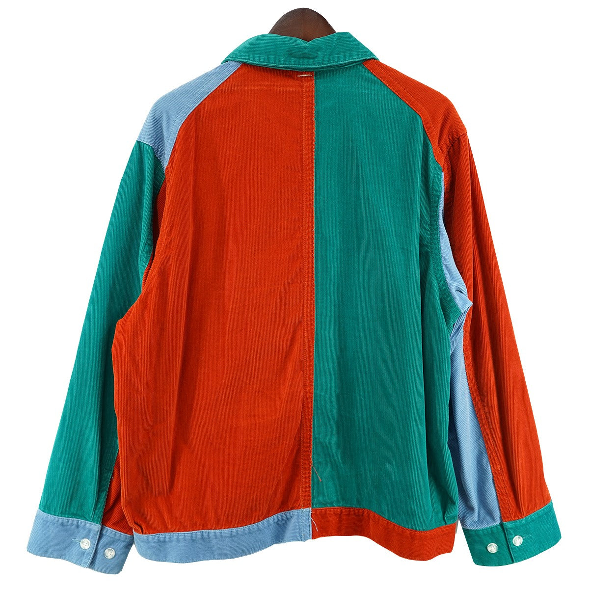 SHINYA KOZUKA 22SS AS HIPSTER WAS CRAZY PATTERNヒップスター クレイジー パターン コーデュロイ ジップ シャツジャケット 古着・中古-2枚目のアイテム画像