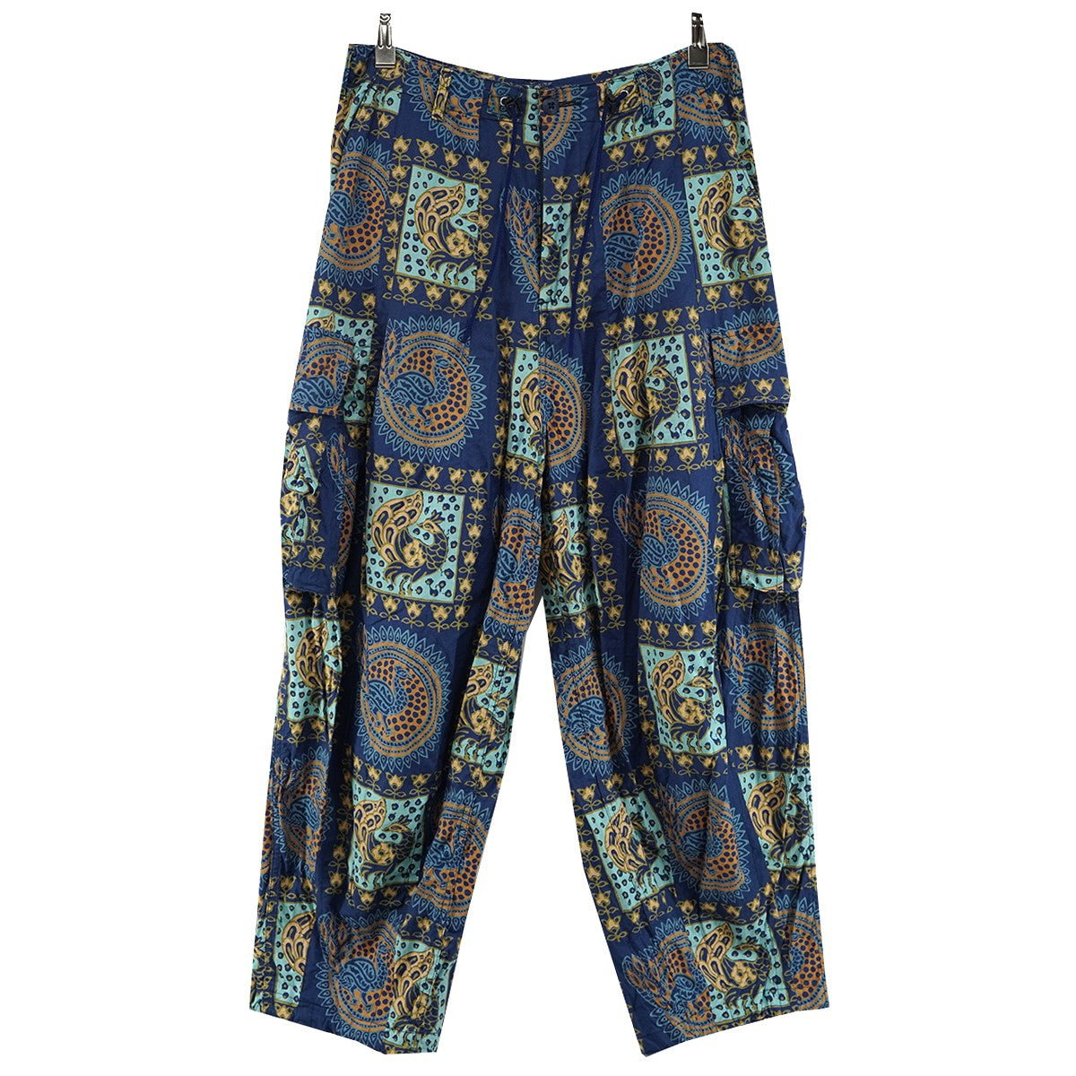 Needles 22SS H．D． Pant - Cotton Cloth ／ Batik Pt．バティック ヒザデル ワイド カーゴ パンツ 古着・中古-1枚目のアイテム画像