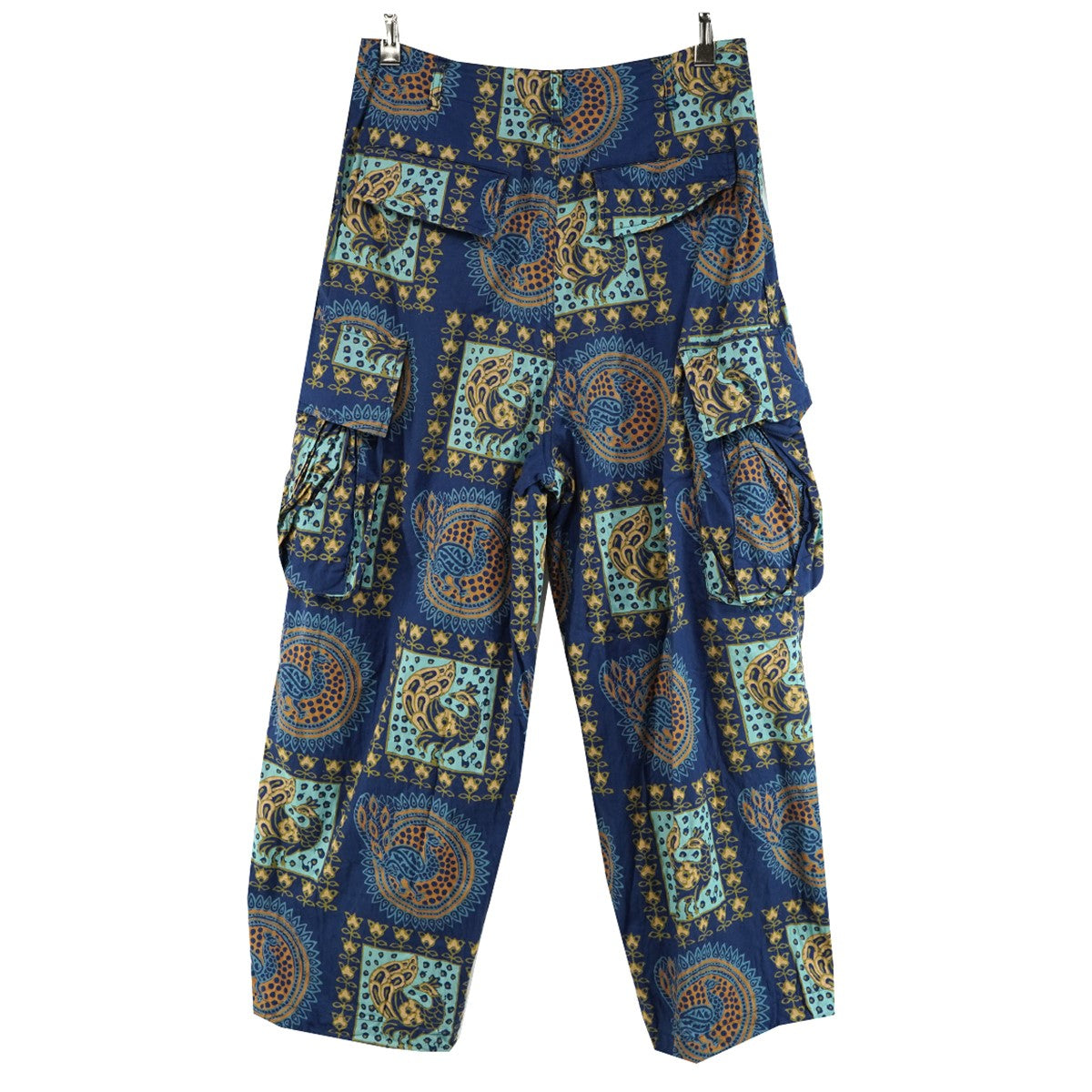 Needles 22SS H．D． Pant - Cotton Cloth ／ Batik Pt．バティック ヒザデル ワイド カーゴ パンツ 古着・中古-2枚目のアイテム画像
