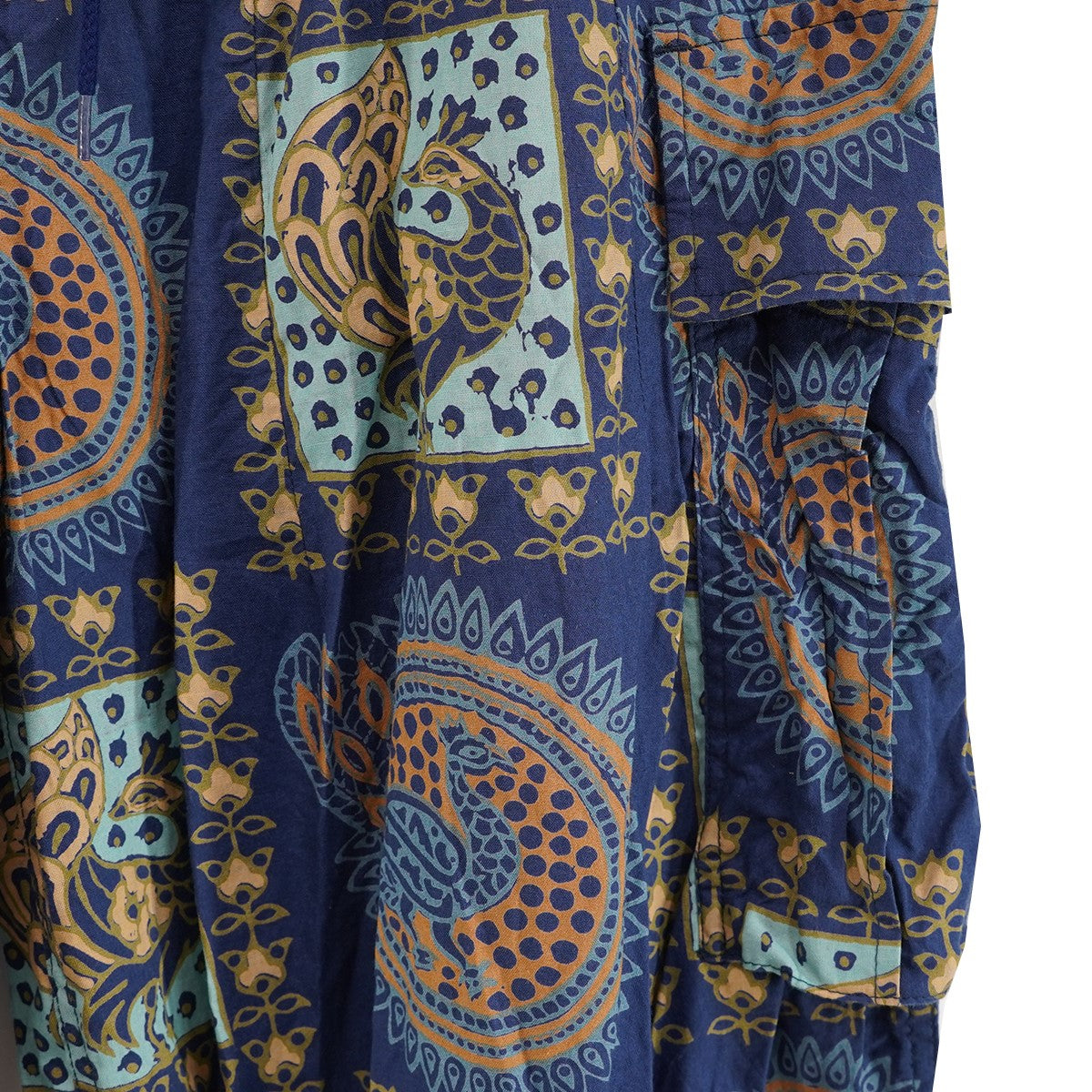 Needles 22SS H．D． Pant - Cotton Cloth ／ Batik Pt．バティック ヒザデル ワイド カーゴ パンツ 古着・中古-3枚目のアイテム画像
