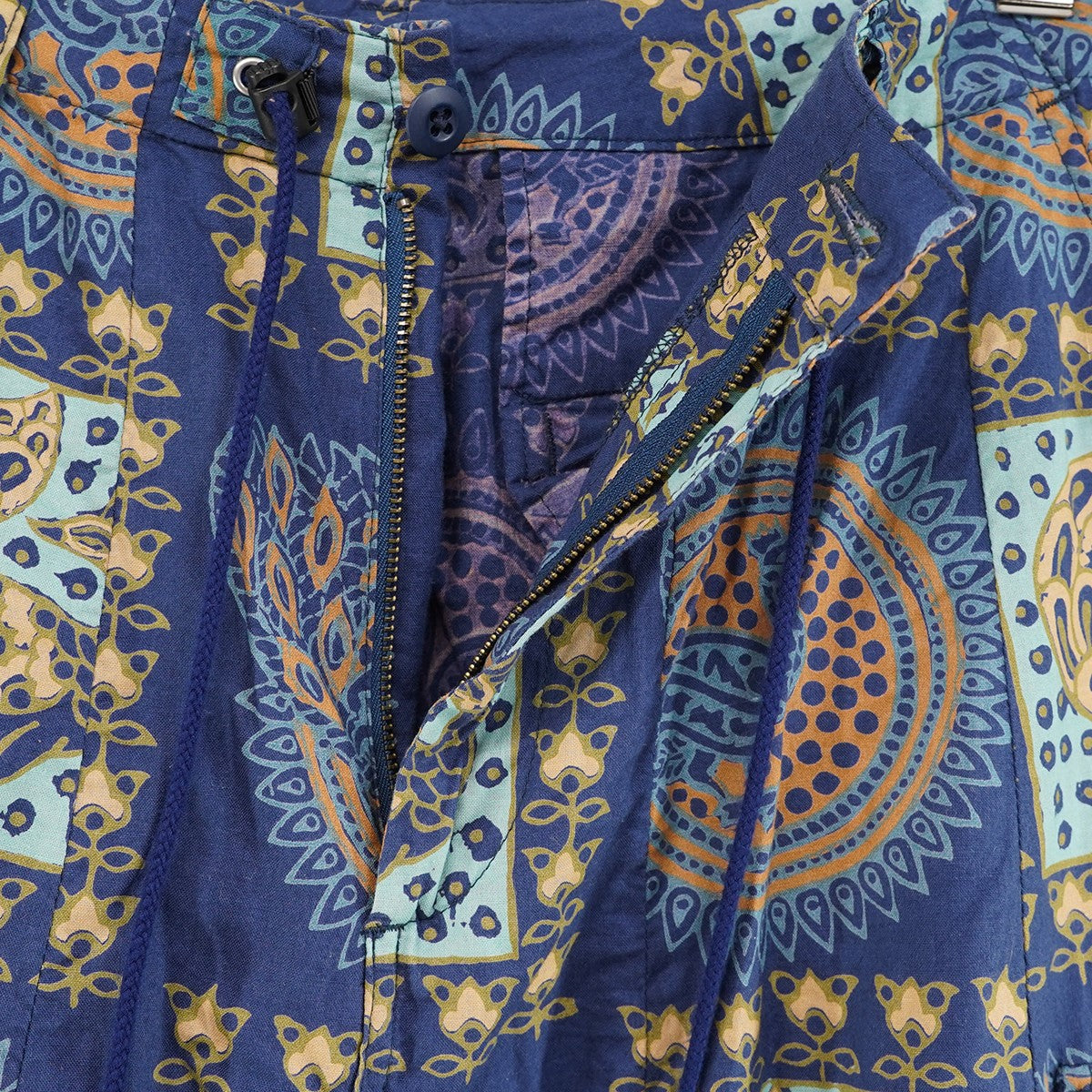 Needles 22SS H．D． Pant - Cotton Cloth ／ Batik Pt．バティック ヒザデル ワイド カーゴ パンツ 古着・中古-4枚目のアイテム画像