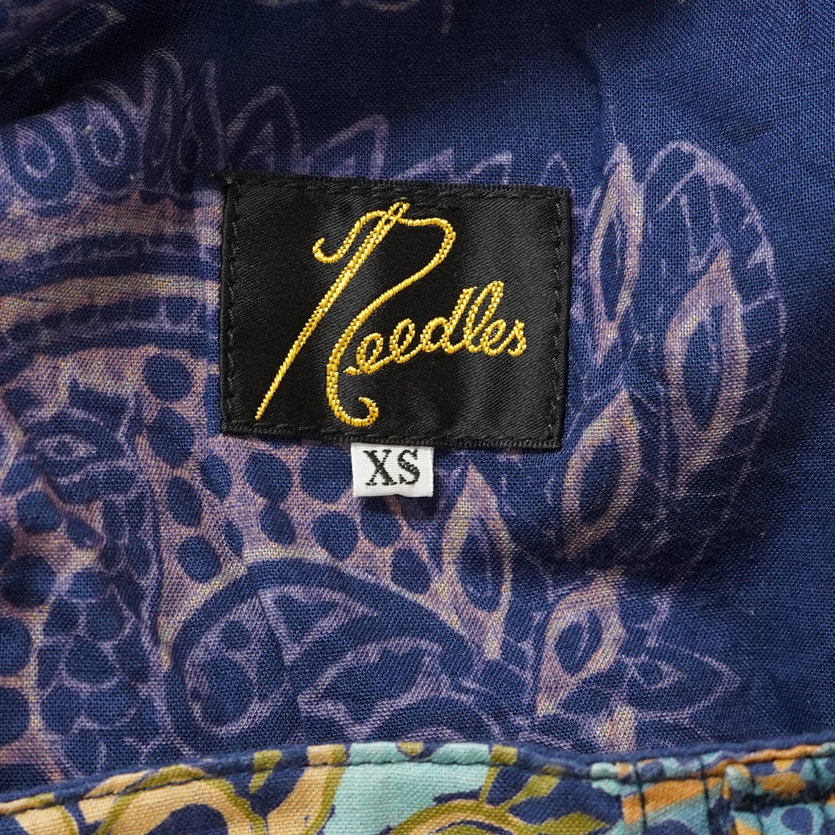 Needles 22SS H．D． Pant - Cotton Cloth ／ Batik Pt．バティック ヒザデル ワイド カーゴ パンツ 古着・中古-6枚目のアイテム画像