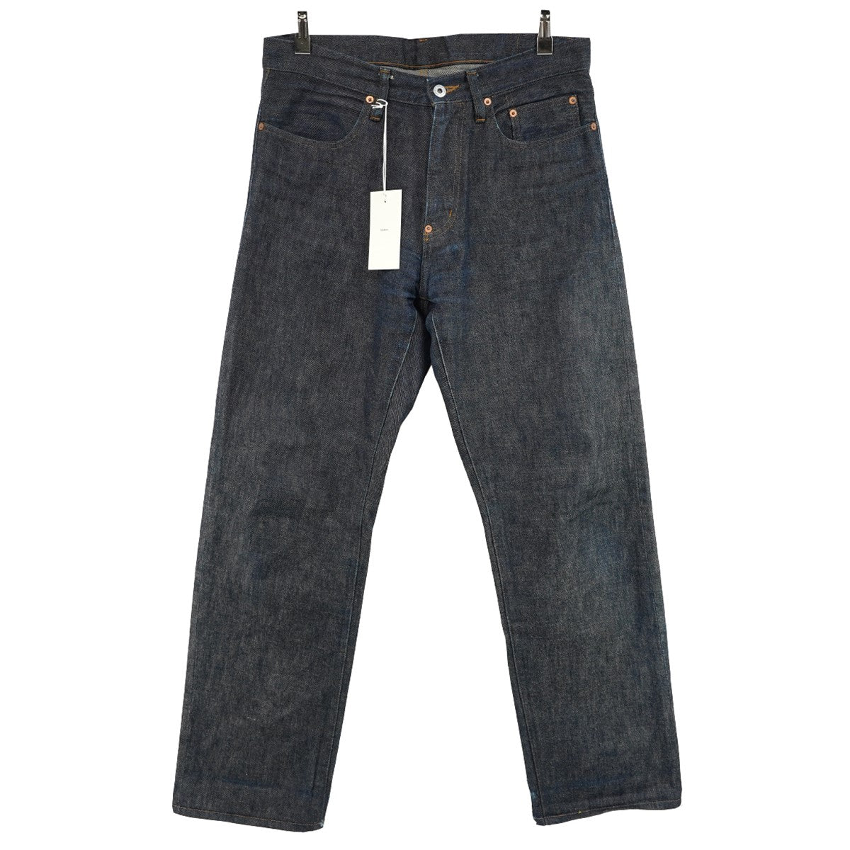 MODERN DENIM PANTS STRAIGHT CUT RIGID INDIGO (MODERN003)モダン ストレート デニム パンツ