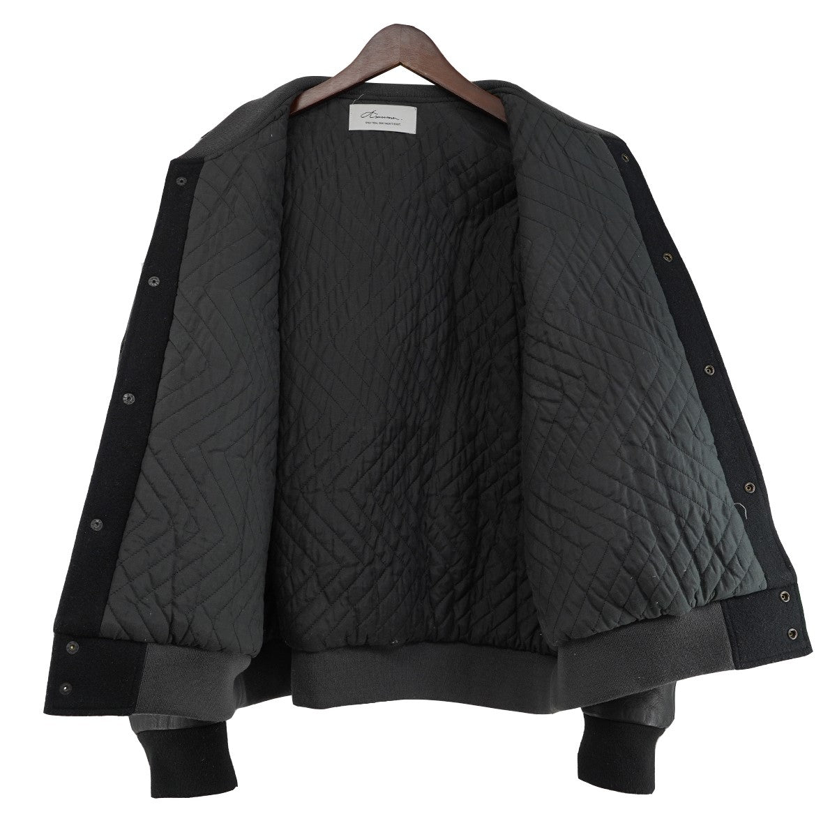 25AW PACHED LETTER JACKETスカル パッチ レター ヴァーシティ ジャケット スタジャン