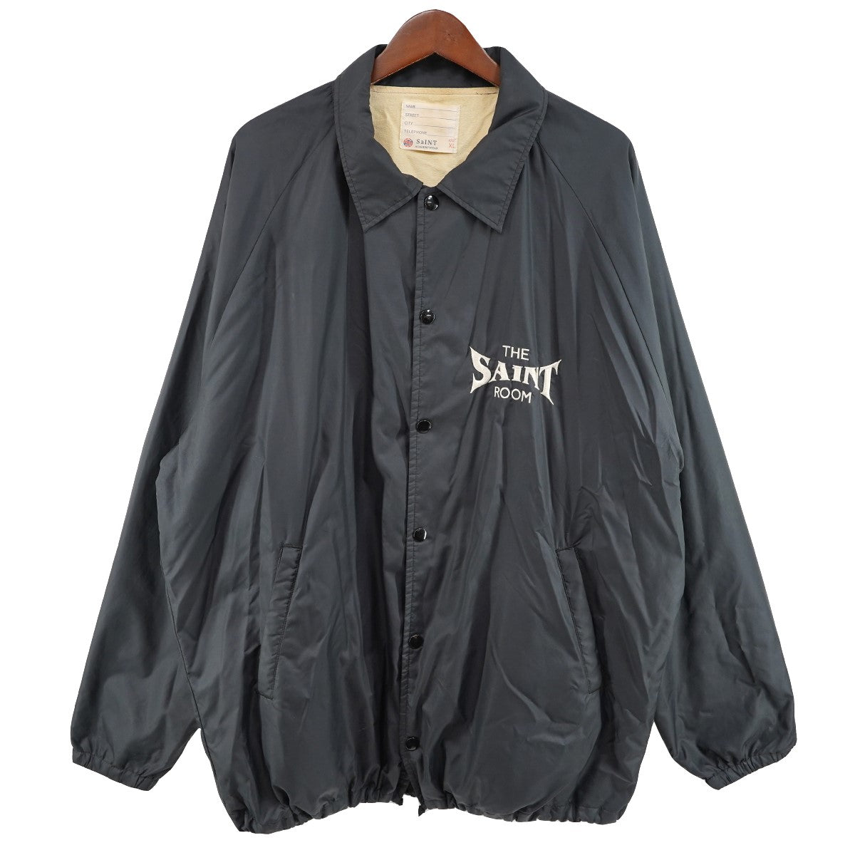 22AW SHERMER ACADEMY Coach Jacket Saint Roomセイント ルーム ロゴ コーチジャケット