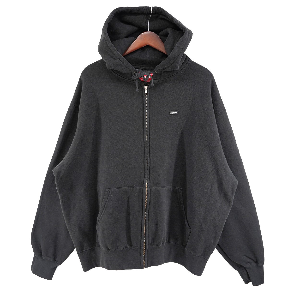 Supreme 25AW Small Box Zip Up Hooded Sweatshirtスモール ボックス ロゴ ジップ アップ フーデッドスウェットシャツ パーカー 古着・中古-1枚目のアイテム画像