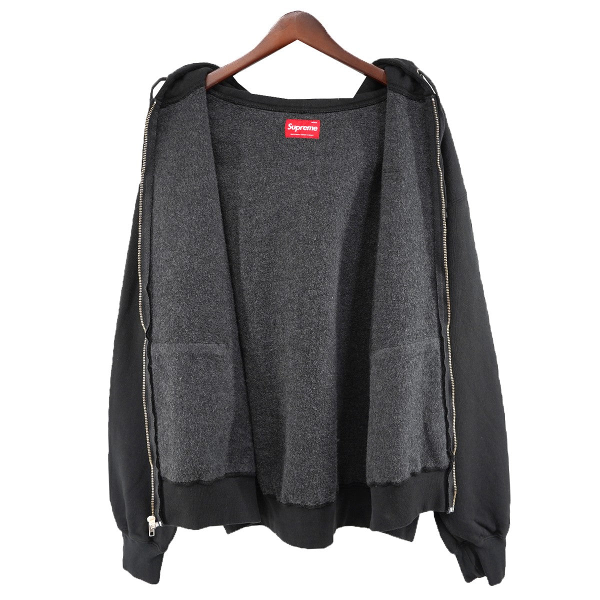 Supreme 25AW Small Box Zip Up Hooded Sweatshirtスモール ボックス ロゴ ジップ アップ フーデッドスウェットシャツ パーカー 古着・中古-4枚目のアイテム画像