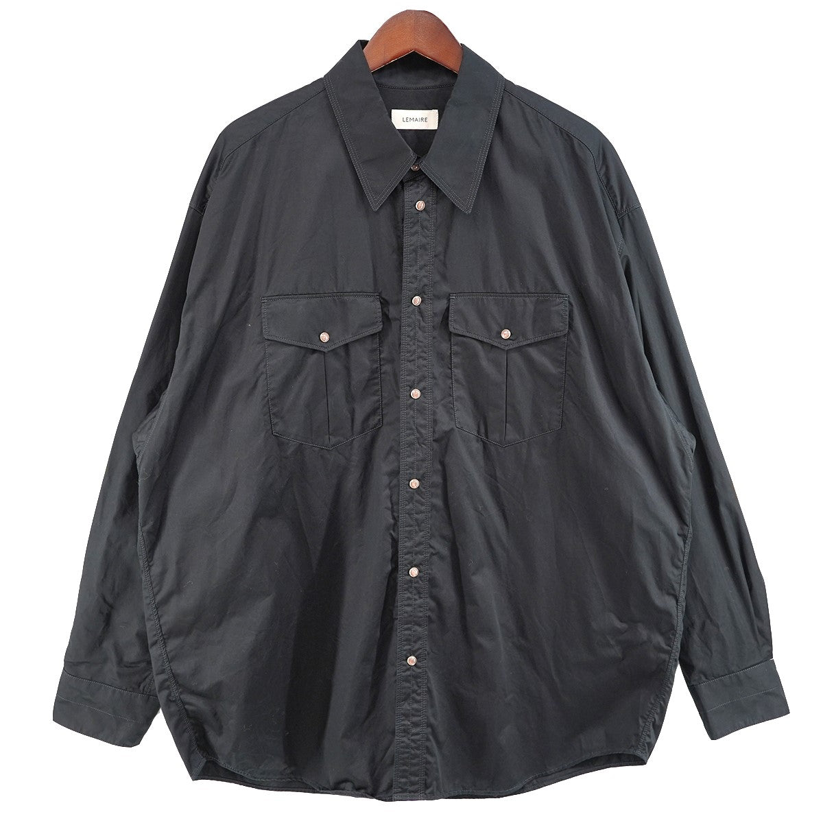 LEMAIRE 25SS Western Shirt ワイド ウエスタンシャツ 古着・中古-1枚目のアイテム画像