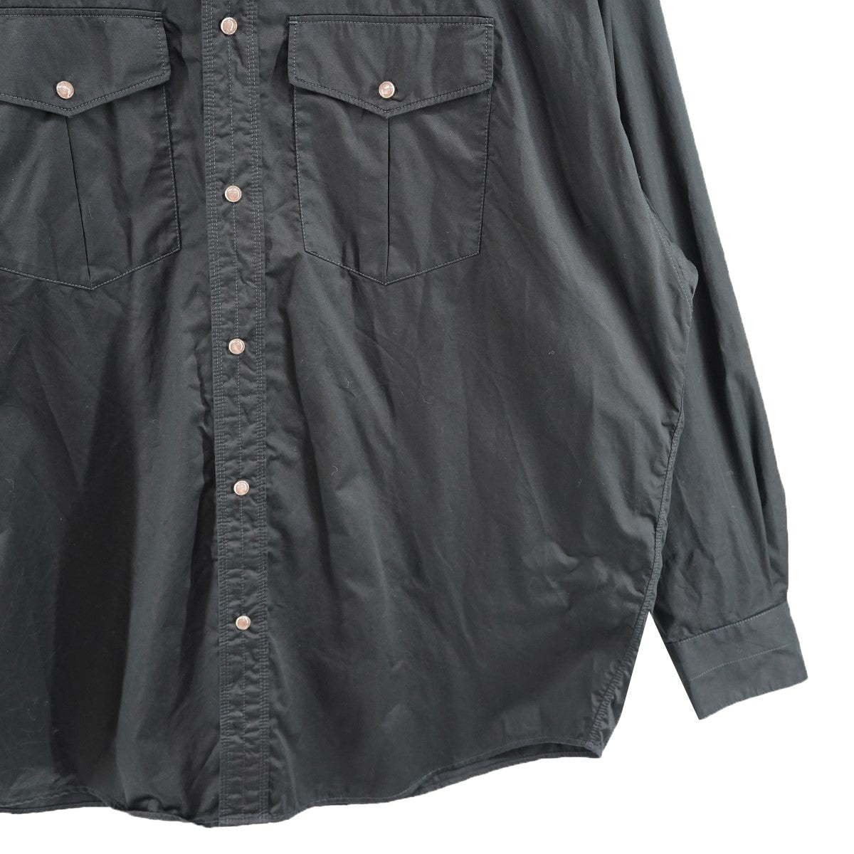 LEMAIRE 25SS Western Shirt ワイド ウエスタンシャツ 古着・中古-3枚目のアイテム画像
