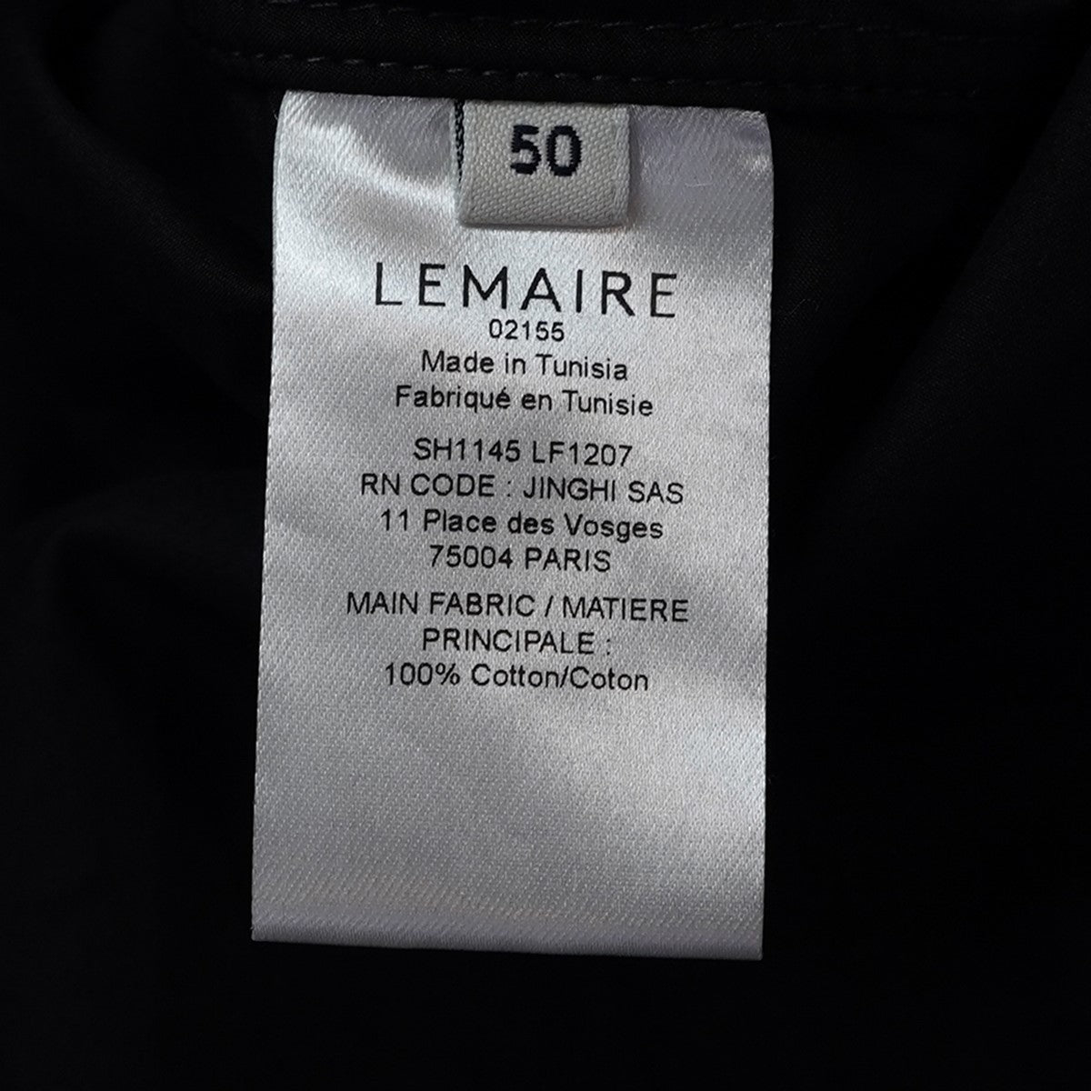 LEMAIRE 25SS Western Shirt ワイド ウエスタンシャツ 古着・中古-6枚目のアイテム画像