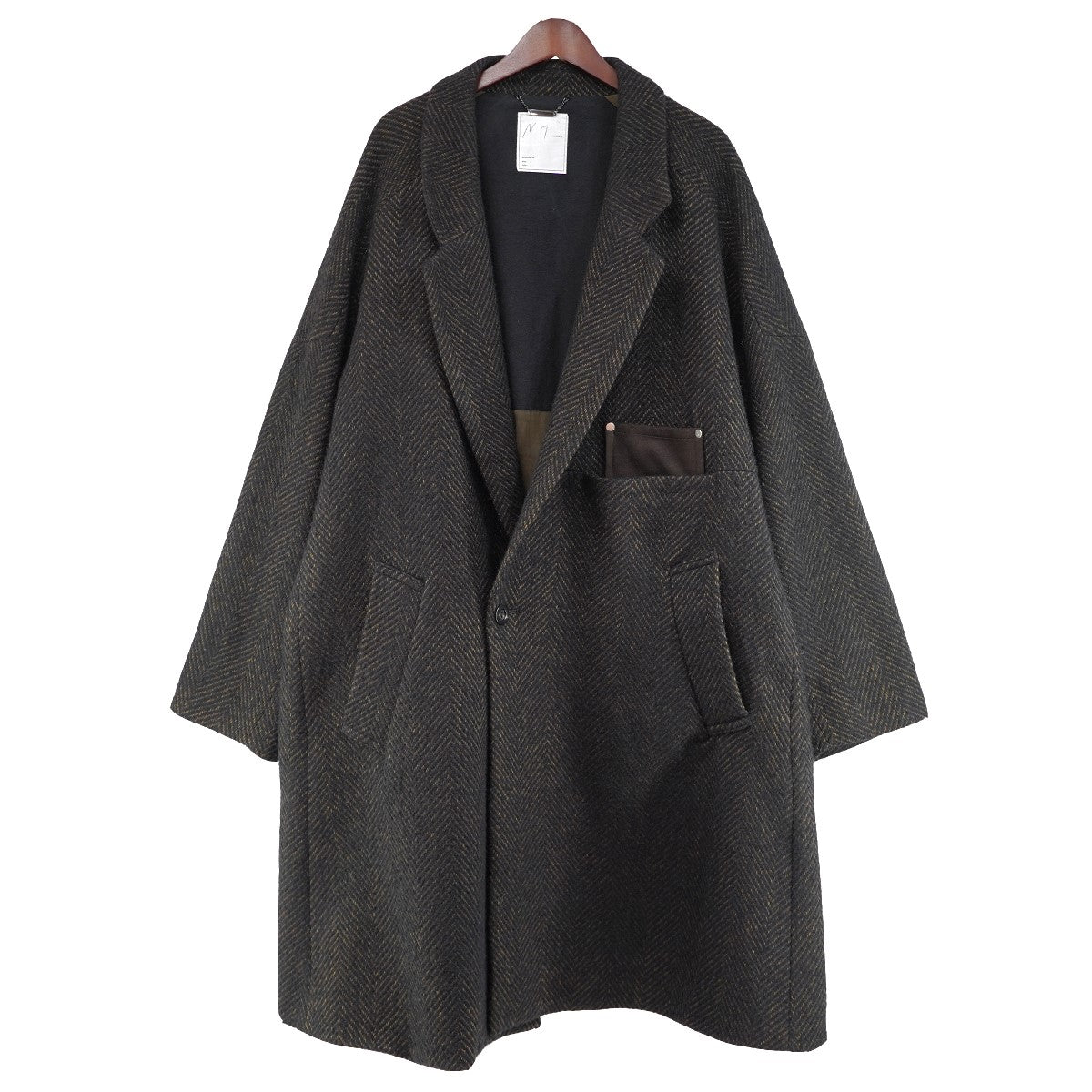 25AW SEMI-DOUBLE CHESTER COATセミダブル ヘリンボーン チェスターコート
