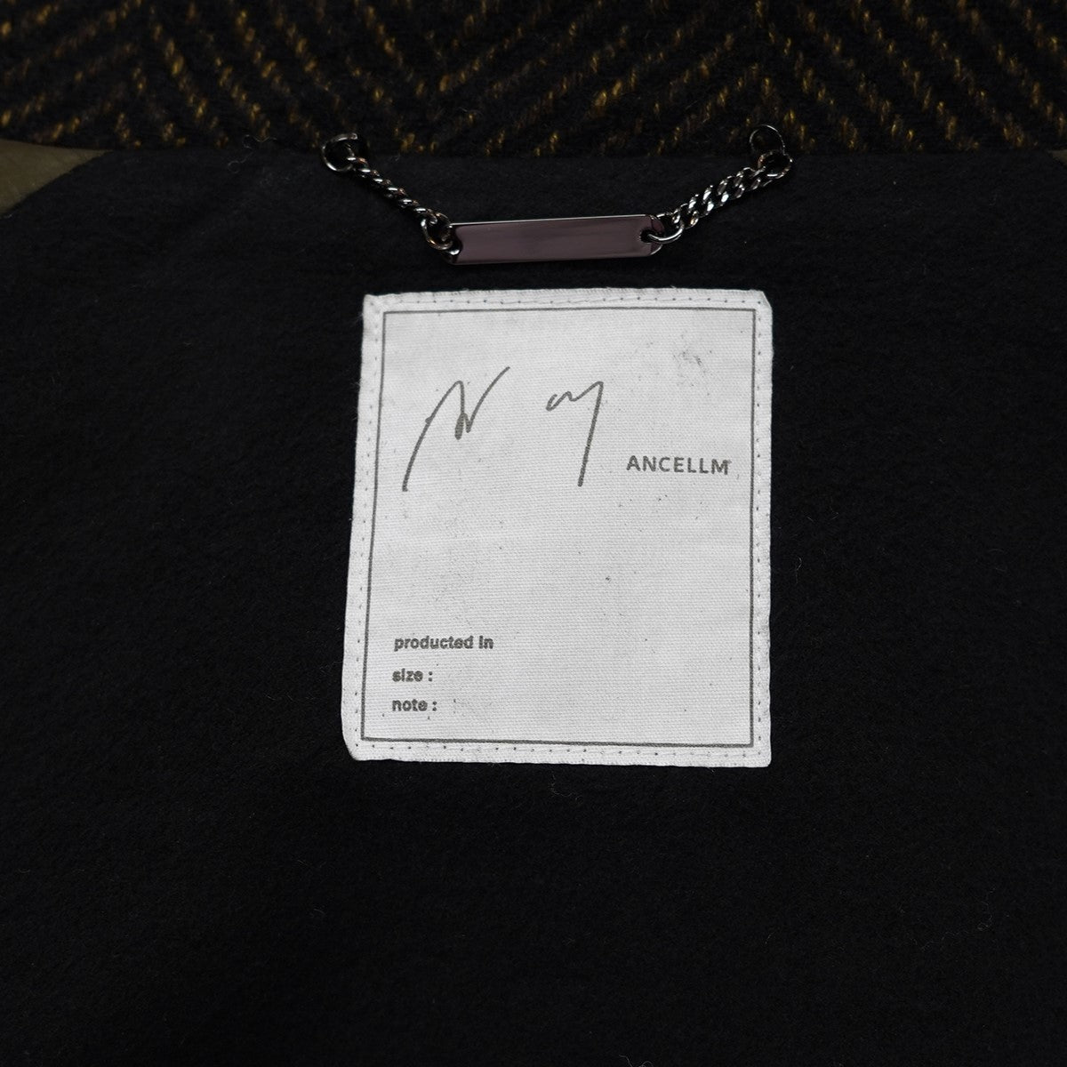 25AW SEMI-DOUBLE CHESTER COATセミダブル ヘリンボーン チェスターコート