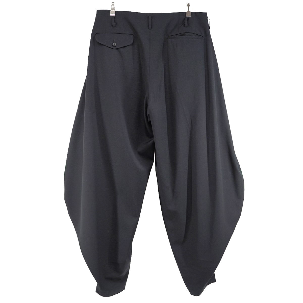 COMME des GARCONS HOMME PLUS 25AW ウールギャバジン 寅壱 トライチ タック バルーン ワイド パンツ 古着・中古-2枚目のアイテム画像