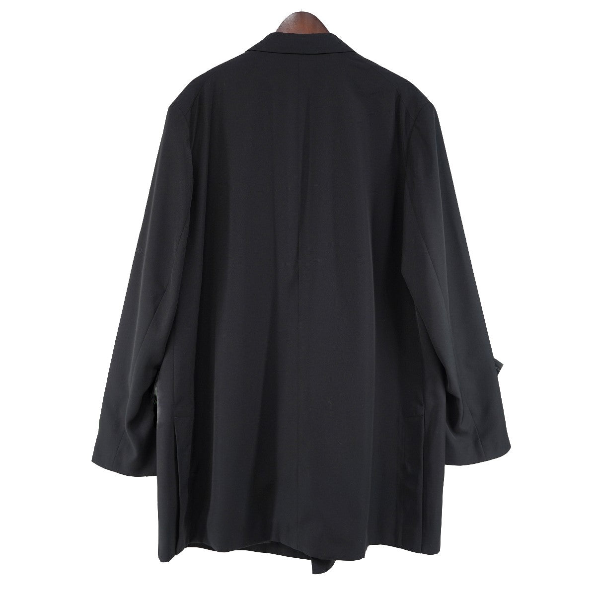 s’yte YOHJI YAMAMOTO 25SS PE／GABARDINE ZIPPER-TAPED LONG JACKETジッパー テープド ロング テーラード ジャケット 古着・中古-3枚目のアイテム画像