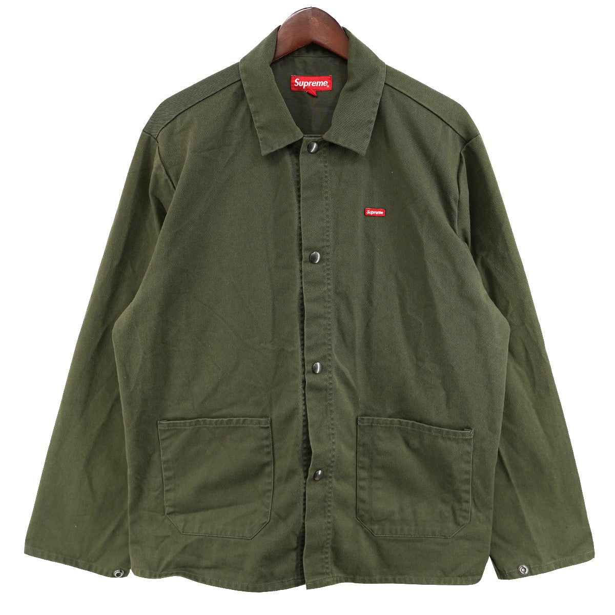 Supreme 17AW Small Box Logo Shop Jacketスモール ボックス ロゴ ショップ ワーク ジャケット 古着・中古-1枚目のアイテム画像