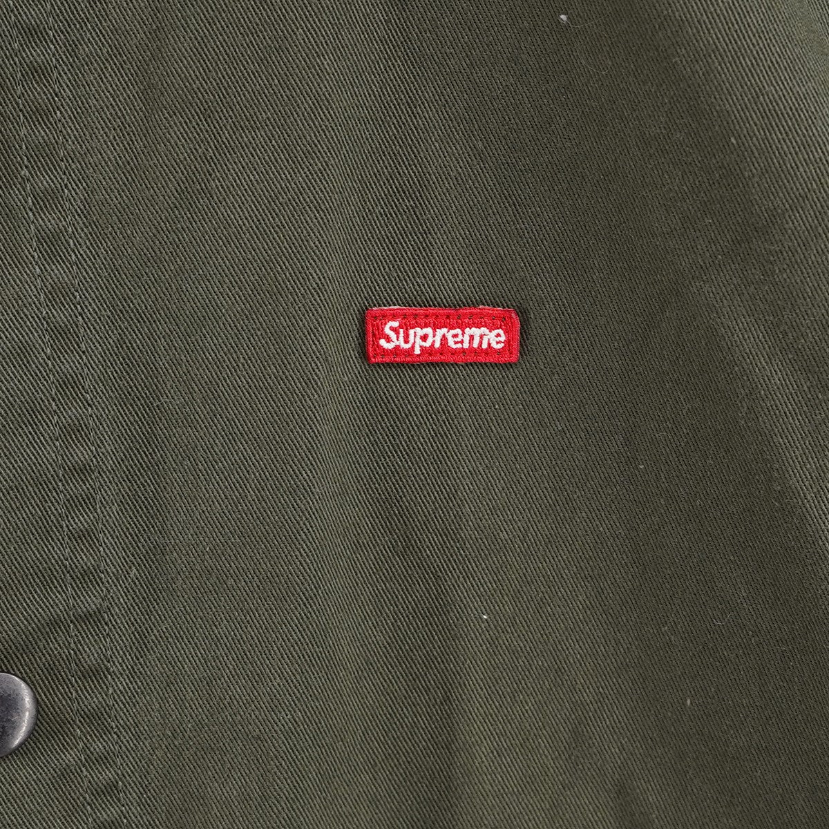 Supreme 17AW Small Box Logo Shop Jacketスモール ボックス ロゴ ショップ ワーク ジャケット 古着・中古-2枚目のアイテム画像