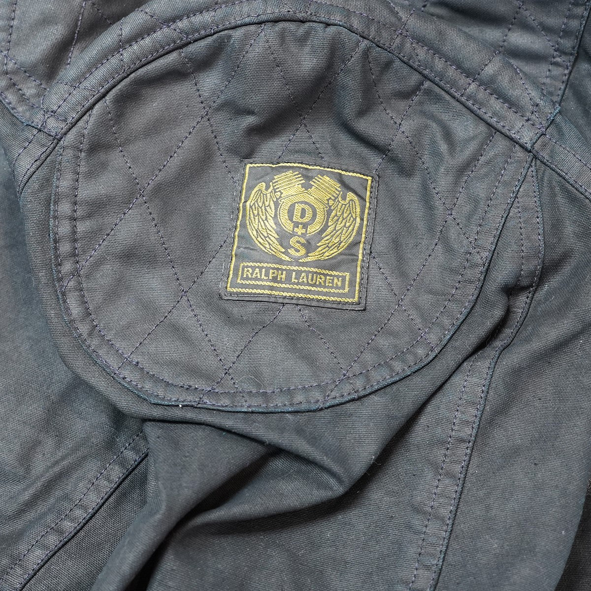 DENIM ＆ SUPPLY RALPH LAUREN Waxed Canvas Military Biker Moto Jacketワックスドコットン ミリタリー バイカー モト ジャケット 古着・中古-6枚目のアイテム画像