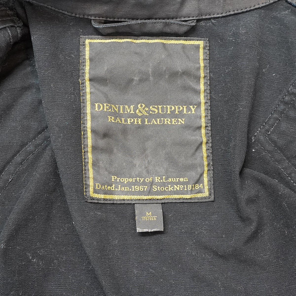 DENIM ＆ SUPPLY RALPH LAUREN Waxed Canvas Military Biker Moto Jacketワックスドコットン ミリタリー バイカー モト ジャケット 古着・中古-7枚目のアイテム画像