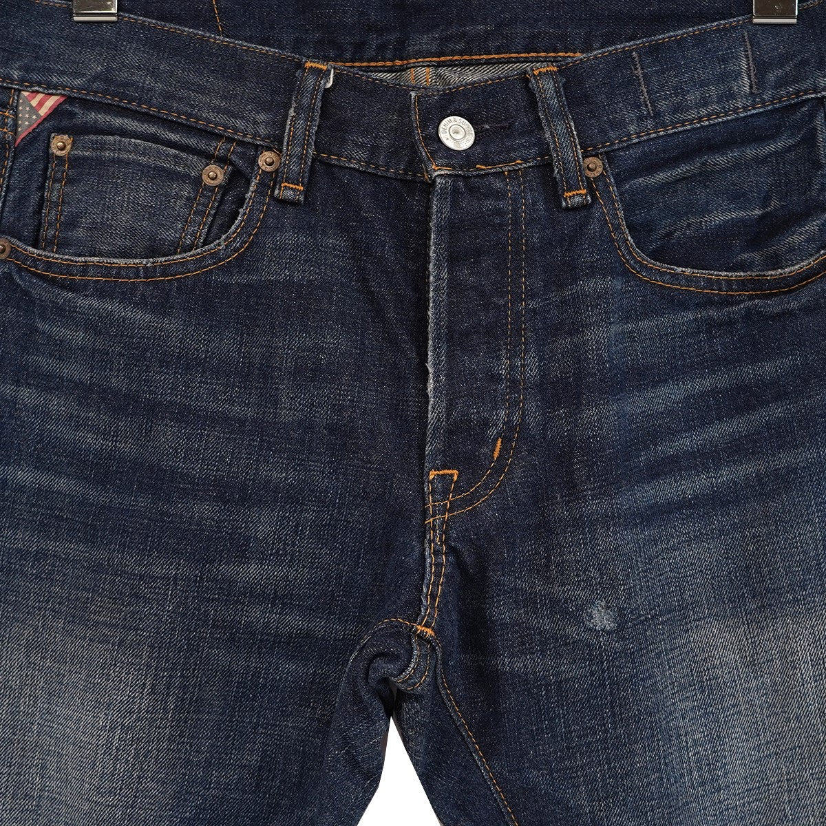 DENIM ＆ SUPPLY RALPH LAUREN SLIM スリムフィット バンダナ ペイズリー バック ポケット デニムパンツ 古着・中古-5枚目のアイテム画像