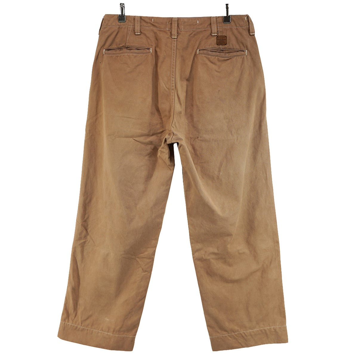 POLO JEANS CO． RALPH LAUREN 90s〜00s Vintage オールド ヴィンテージ 加工R．L．67 ストレート ワイドチノ パンツ 古着・中古-2枚目のアイテム画像