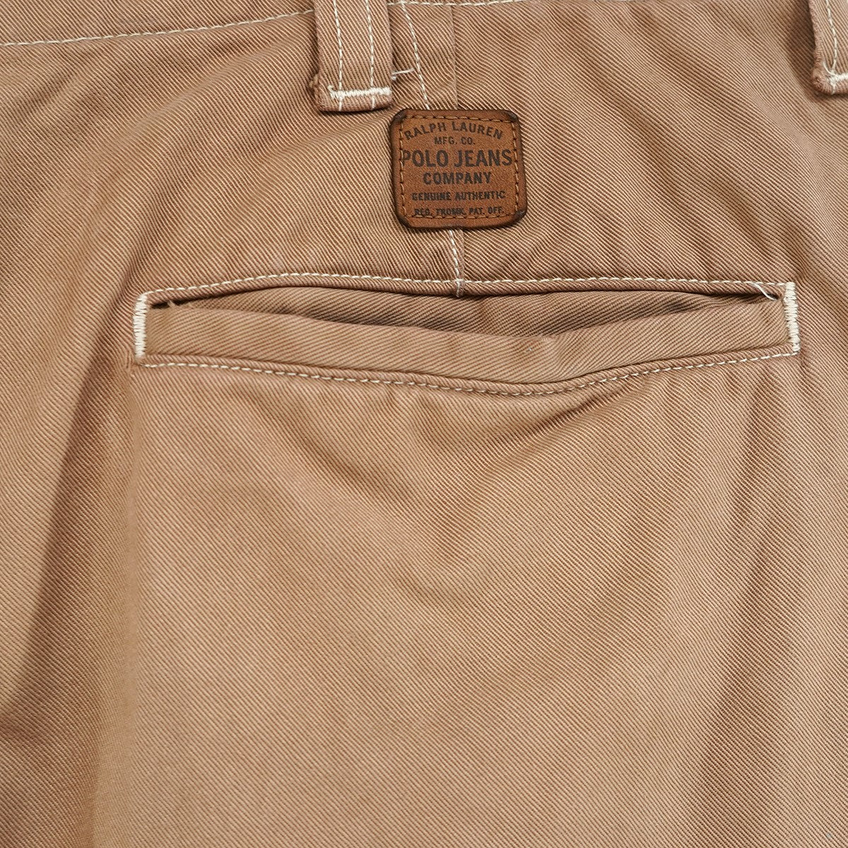 POLO JEANS CO． RALPH LAUREN 90s〜00s Vintage オールド ヴィンテージ 加工R．L．67 ストレート ワイドチノ パンツ 古着・中古-7枚目のアイテム画像