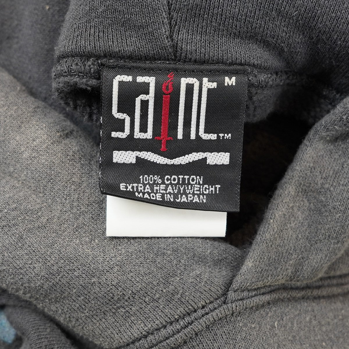 SAINT MICHAEL 25AW HOODIE ANARCHY ロゴ アナーキーVintage ヴィンテージ 切りっ放し加工 フーディ パーカー 古着・中古-7枚目のアイテム画像