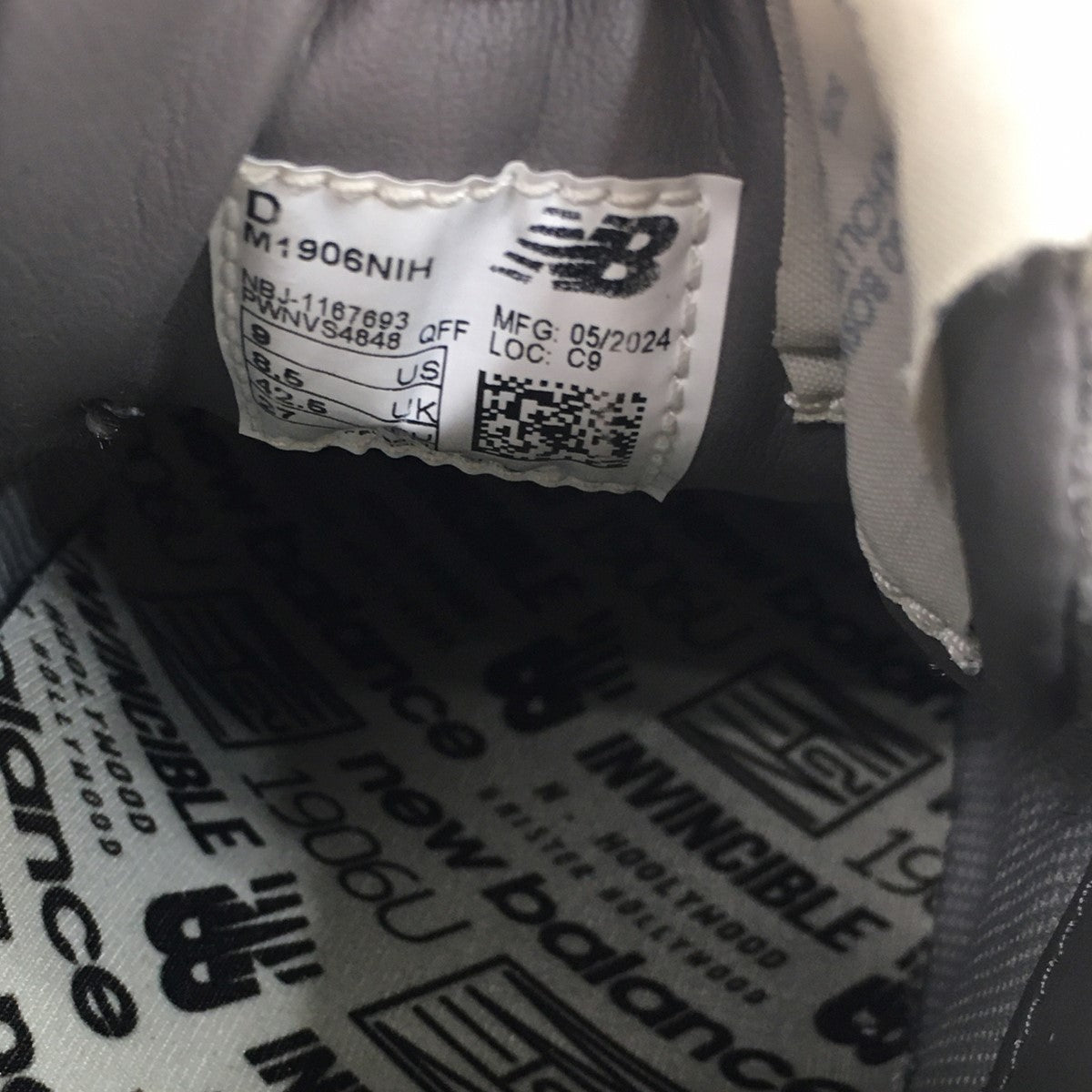 24SS INVINCIBLE × N．HOOLYWOOD × New Balance 1906Uインビンシブル コラボ スニーカー シューズ 靴