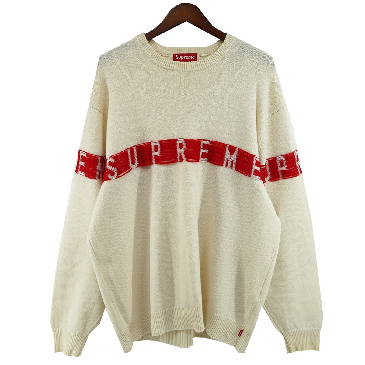 Supreme 21SS Inside Out Logo Sweaterインサイド アウト ロゴ ニット セーター 古着・中古-1枚目のアイテム画像