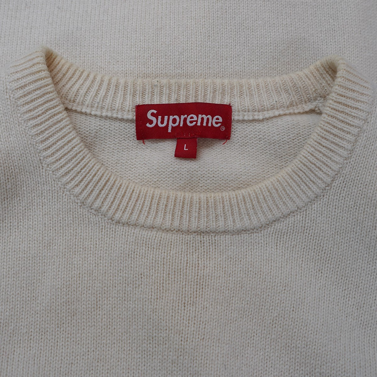 Supreme 21SS Inside Out Logo Sweaterインサイド アウト ロゴ ニット セーター 古着・中古-7枚目のアイテム画像