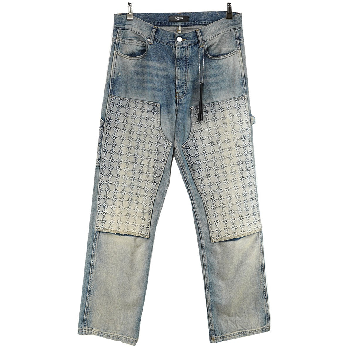 AMIRI 25SS DEBOSSED MA QUAD CARPENTER JEANSダブルニー デボス MA クアッド カーペンター ジーンズ デニム パンツ 古着・中古-1枚目のアイテム画像