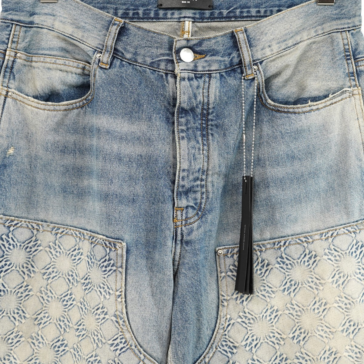 AMIRI 25SS DEBOSSED MA QUAD CARPENTER JEANSダブルニー デボス MA クアッド カーペンター ジーンズ デニム パンツ 古着・中古-4枚目のアイテム画像